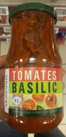Mängden socker i Sauce Tomate Basilic