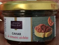 Mängden socker i Caviar de tomates séchées