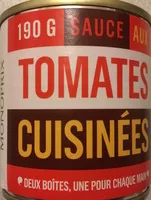 Mängden socker i Sauce aux tomates cuisinées