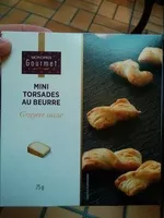 Mängden socker i mini torsades au beurre