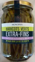 Mängden socker i Haricots Verts Extra-Fins 660 g