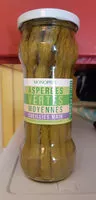 Mängden socker i Asperges vertes moyennes cueillies main