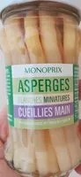 Mängden socker i Asperges Blanches Miniatures