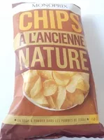 Mängden socker i Chips à l'ancienne nature
