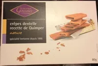 Mängden socker i Crêpes dentelle nature