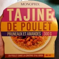 Mängden socker i Tajine de poulet pruneaux et amandes