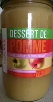 Mängden socker i Dessert de pomme sans colorant ni conservateur