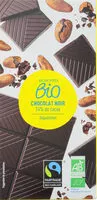 Mängden socker i Chocolat noir 74% Bio