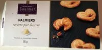 Mängden socker i Les palmiers, feuilleté au croustillant intense
