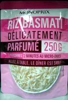 Mängden socker i Riz Basmati délicatement parfumé Monoprix