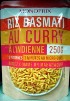 Mängden socker i Riz Basmati au Curry à l'Indienne