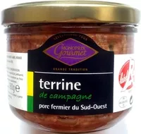 Mängden socker i Terrine de campagne Porc fermier du Sud-Ouest