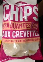 Mängden socker i Chips Craquantes aux Crevettes