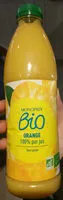 Mängden socker i MONOPRIX BIO 100% PUR JUS D'ORANGE