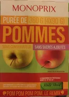Mängden socker i Purée de Pommes