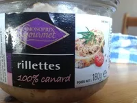 Mängden socker i Rillettes pur canard