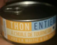 Mängden socker i Thon à l'huile de tournesol