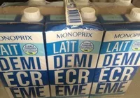 Mängden socker i Lait Demi-Écrémé