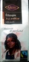 Mängden socker i Éthiopie pur arabica intense et parfumé