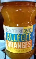 Mängden socker i Confiture Oranges Allégée en sucres