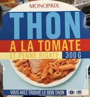 Mängden socker i Thon à la Tomate et Penne Rigate