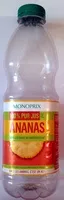 Mängden socker i 100 % Pur Jus Ananas