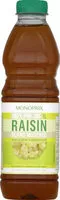 Mängden socker i 100% Pur Jus Raisin Blanc Muscaté