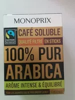Mängden socker i Café 100% arabica soluble en stick