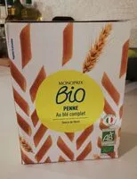 Mängden socker i Penne au blé complet