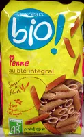 Mängden socker i Penne au blé intégral Bio