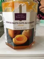 Mängden socker i Coeur de fruits cuits au chaudron abricot au sucre de canne