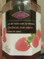 Mängden socker i Coeur de fruits cuits au chaudron Framboises avec pépins au sucre de canne