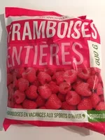 Mängden socker i Framboises entières, surgelées