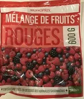 Mängden socker i Mélange de fruits rouges