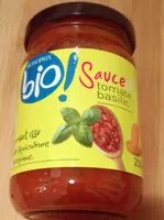 Mängden socker i Sauce tomate basilic bio