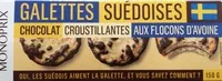 Mängden socker i Galettes suédoises Chocolat croustillantes aux flocons d'avoine
