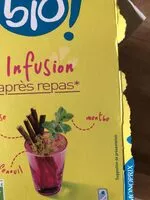 Mängden socker i Infusion Après Repas réglisse, menthe et fenouil bio