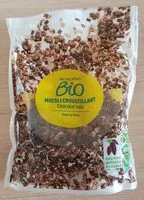 Mängden socker i Muesli croustillant chocolat noir