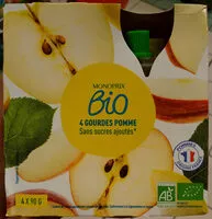 Mängden socker i Compote Pomme allégée en sucres