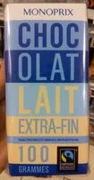 Mängden socker i Chocolat au Lait Extra-Fin