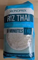 Mängden socker i Riz thaï long grain de qualité supérieure naturellement parfumé