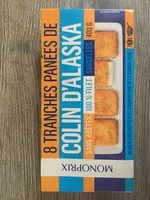 Mängden socker i Tranches panées de colin d’Alaska