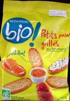 Mängden socker i Petits pains grillés au froment Bio Monoprix