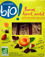 Mängden socker i Barres Abricot Chocolat