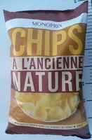 Mängden socker i Chips à l'ancienne nature
