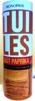 Mängden socker i Tuiles Goût Paprika