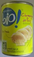Mängden socker i Champignons de Paris émincés