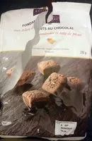 Mängden socker i Fondants au chocolat aux éclats d'amandes et noix de pécan