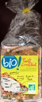 Mängden socker i Toast croustillant au fromage et graines de courge