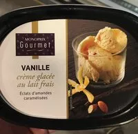 Mängden socker i Crème glacée à la vanille et éclats d'amandes caramélisées